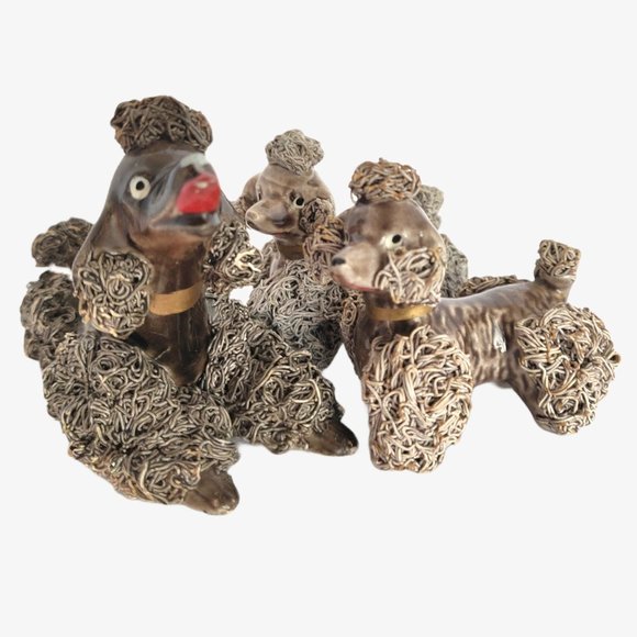 Vintage 1950s Thames Japan Spaghetti Poodle & TWO - Picture 1 of 15